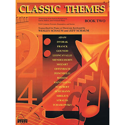 Schaum Classic Themes, Bk 2 Educational Piano Series Softcover