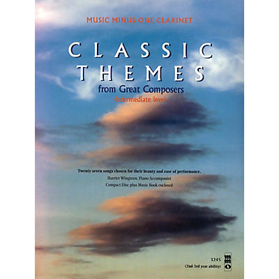 Music Minus One Classic Themes from Great Composers (Beginning Level) Music Minus One Series BK/CD