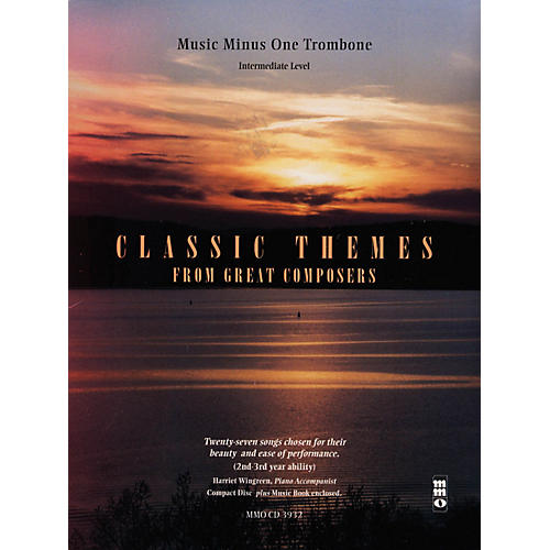 Classic Themes from Great Composers Music Minus One Series Softcover with CD Composed by Various