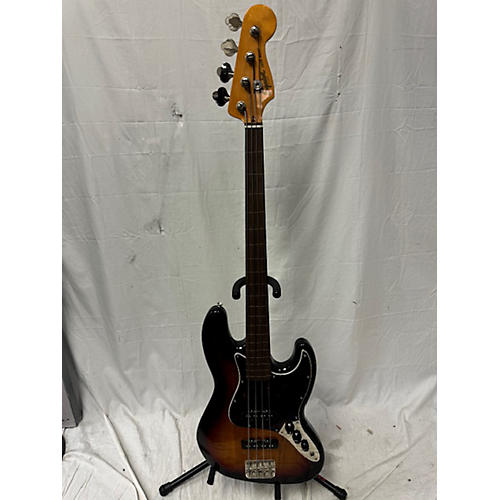 Squier Classic Vibe '60s Fretless Jazz Bass Electric Bass Guitar 3 Color Sunburst