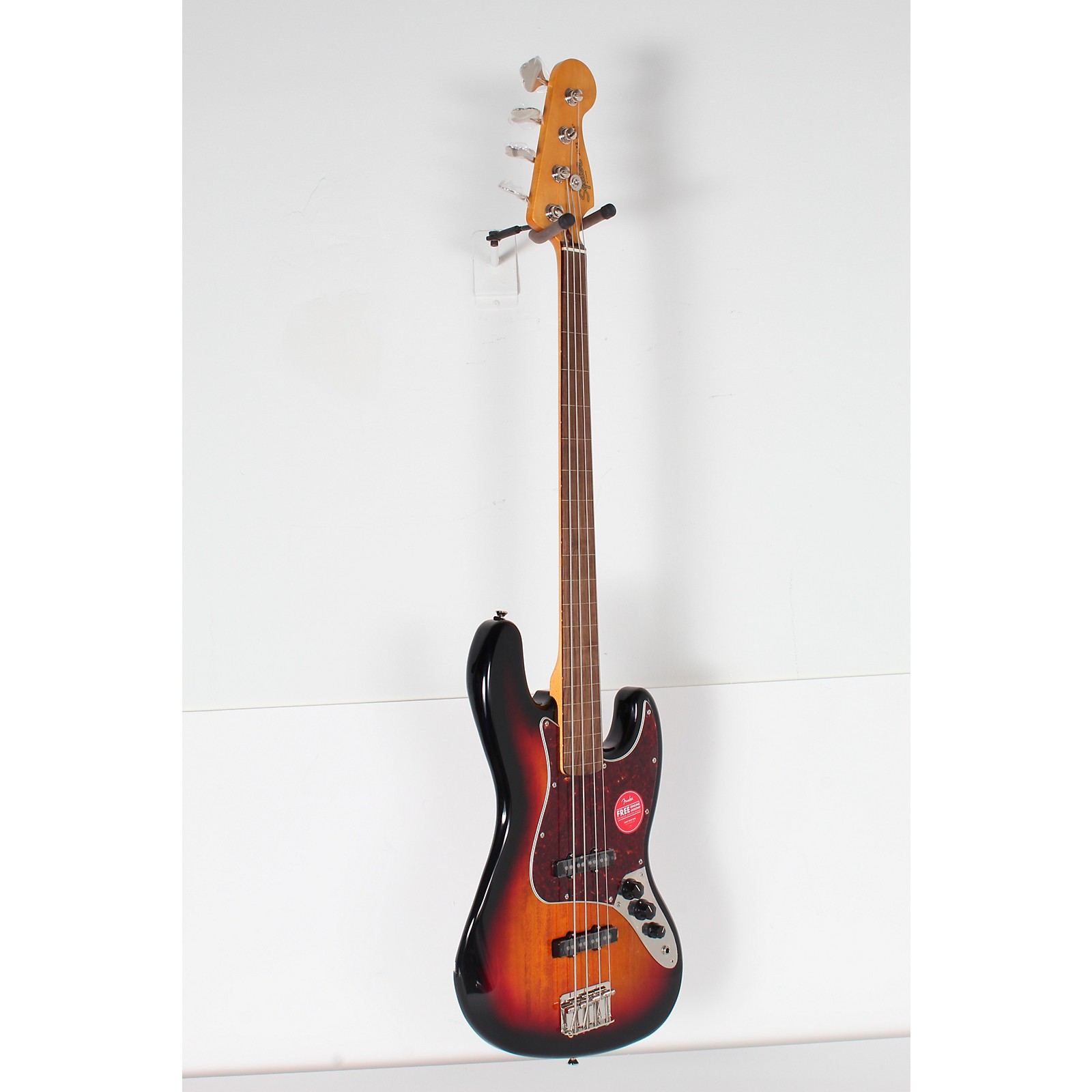 Open Box Squier Classic Vibe '60s Fretless Jazz Bass 3Color Sunburst