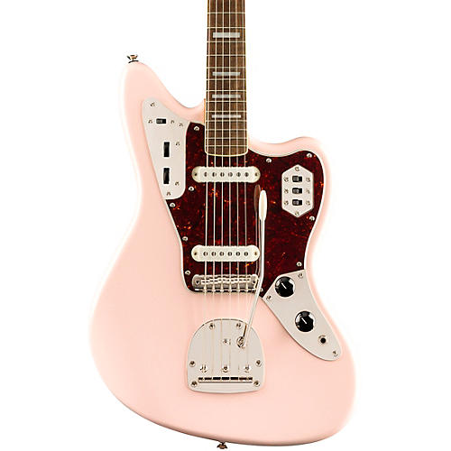 Squier Classic Vibe '70s Jaguar Limited Edition Electric Guitar Shell Pink