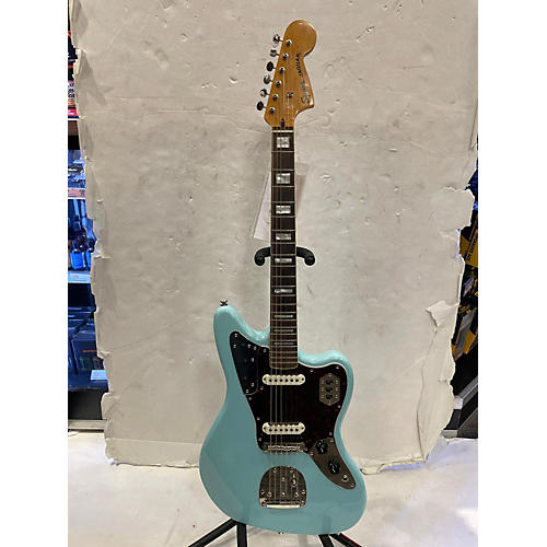 Squier Classic Vibe 70s Jaguar Solid Body Electric Guitar Daphne Blue