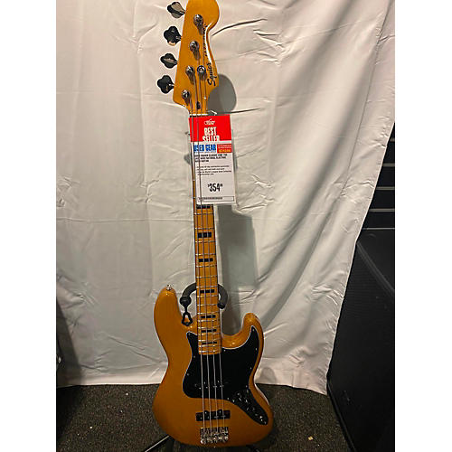 Squier Classic Vibe 70s Jazz Bass V Electric Bass Guitar Natural