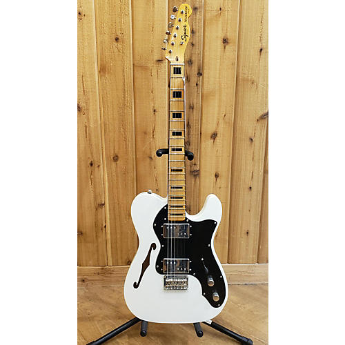 Squier Classic Vibe 70s Thinline Telecaster Hollow Body Electric Guitar Alpine White