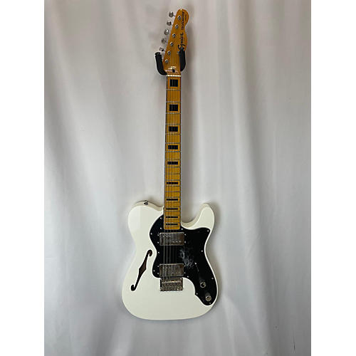 Squier Classic Vibe Telecaster Thinline Hollow Body Electric Guitar Olympic White