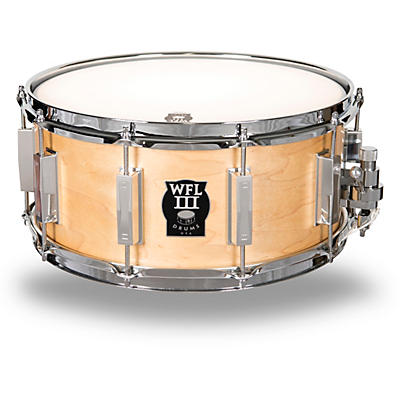 WFLIII Drums Classic Wood Maple Snare Drum With Chrome Hardware