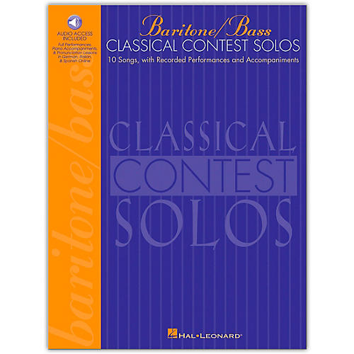 Classical Contest Solos for Baritone/Bass (Book/Online Audio)