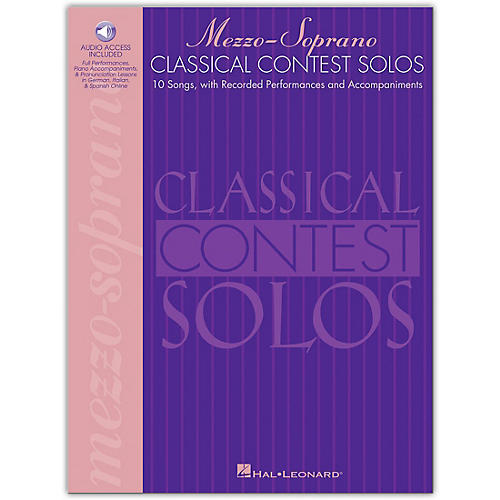 Classical Contest Solos for Mezzo Soprano (Book/Online Audio)