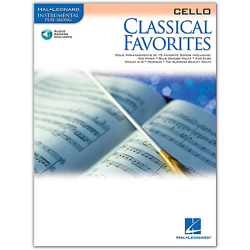 Classical Favorites Cello Book/Online Audio Instrumental Play-Along