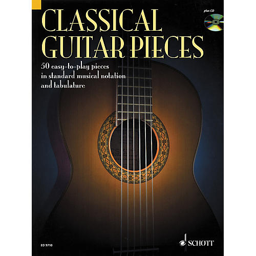 Schott Classical Guitar Pieces in Tab & Notation Book with CD