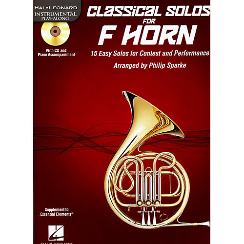 De Haske Music Classical Solos - 15 Easy Solos for Contest and Performance Book/CD French Horn