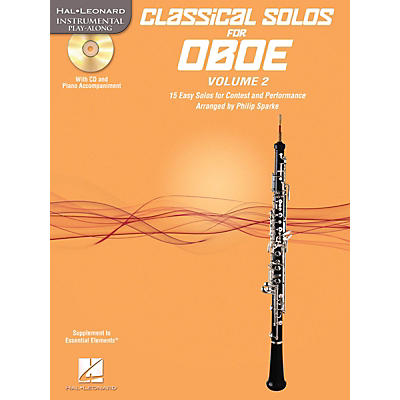 Hal Leonard Classical Solos for Oboe, Vol. 2 Instrumental Folio Series BK/CD