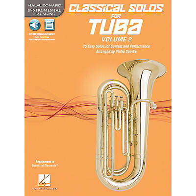 Hal Leonard Classical Solos for Tuba (B.C.), Vol. 2 Instrumental Folio Series Softcover with CD