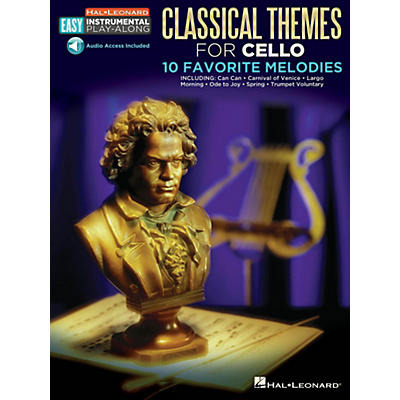Hal Leonard Classical Themes - Cello - Easy Instrumental Play-Along Book with Online Audio Tracks