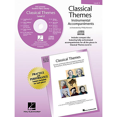 Hal Leonard Classical Themes - Level 2 - CD Piano Library Series CD
