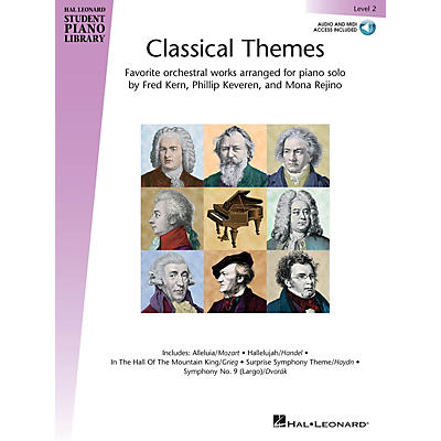 Hal Leonard Classical Themes - Level 2 Piano Library Series Book Audio Online