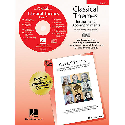 Hal Leonard Classical Themes - Level 5 (Hal Leonard Student Piano Library) Piano Library Series CD