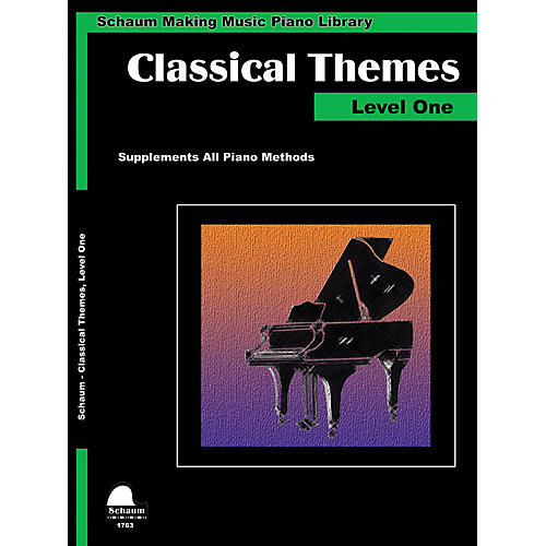 SCHAUM Classical Themes Level 1 (Schaum Making Music Piano Library) Educational Piano Book (Level Elem)
