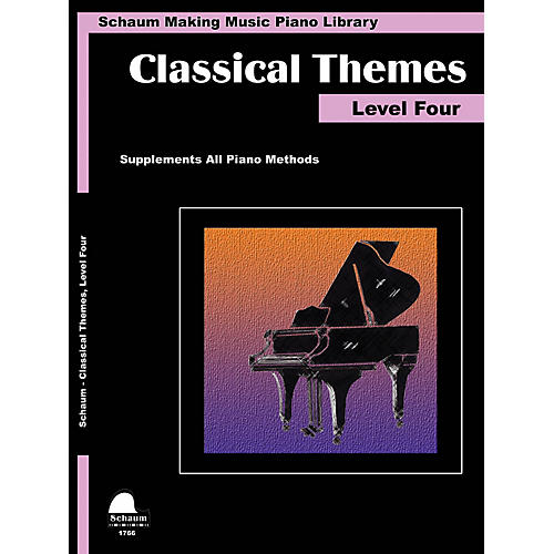 Schaum Classical Themes Level 4 (Schaum Making Music Piano Library) Educational Piano Book (Level Inter)