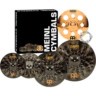 Meinl Classics Custom Dark Set Cymbal Pack With Free Trash Crash and Ching Ring