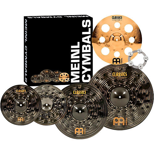 Meinl Classics Custom Dark Set Cymbal Pack With Free Trash Crash and Ching Ring 14, 16, 18 and 20 in.