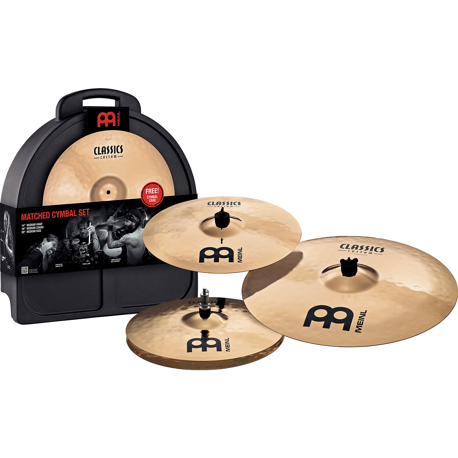 Meinl Classics Custom Medium Cymbal Set with Case Musician's Friend