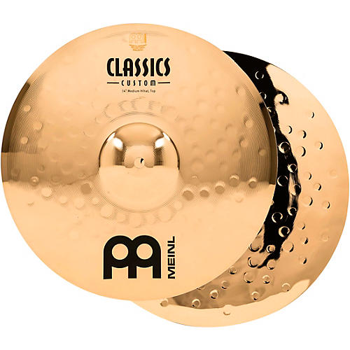 MEINL Classics Custom Medium Hi-Hats - Brilliant 14 in.