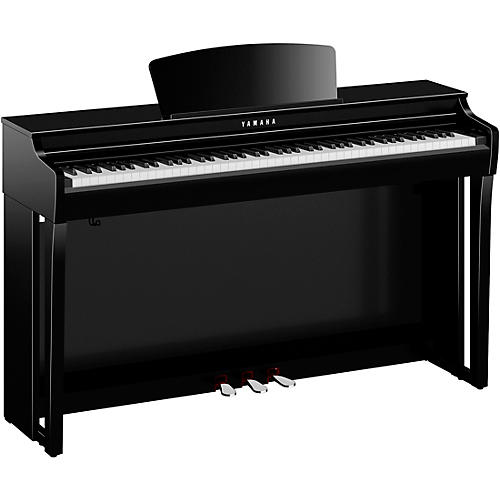 Yamaha Clavinova CLP-725 Console Digital Piano With Bench Polished Ebony