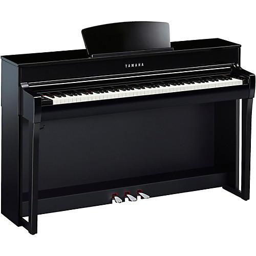 Yamaha Clavinova CLP-735 Console Digital Piano With Bench Condition 2 - Blemished Polished Ebony 194744920554