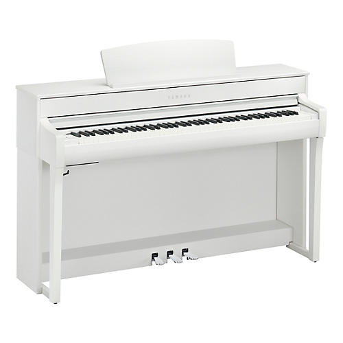 Yamaha Clavinova CLP-745 Console Digital Piano With Bench Condition 2 - Blemished Matte White 197881066314