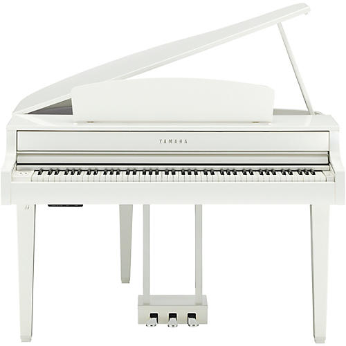 Yamaha Clavinova CLP-765GP Digital Grand Piano With Bench Polished White