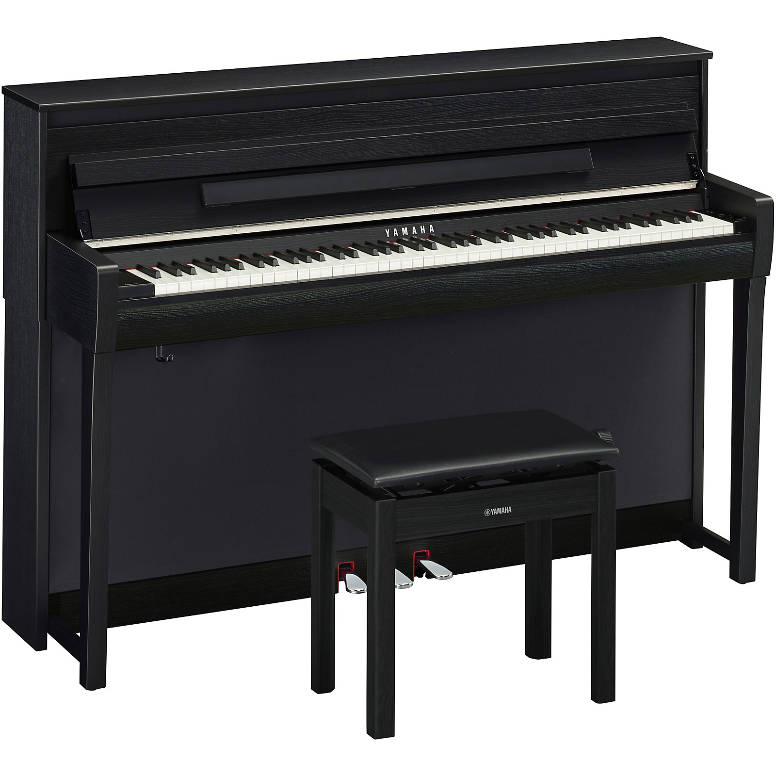 Yamaha Clavinova CLP785 Console Digital Piano With Bench Matte Black
