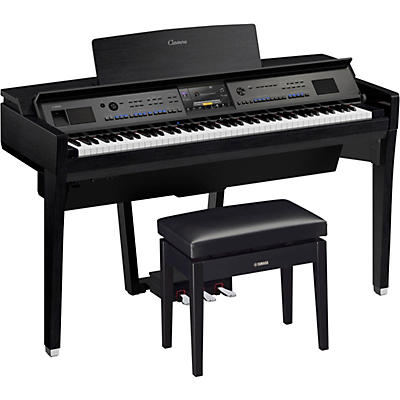 Yamaha Clavinova CVP-909 Digital Piano With Counterweight Keyboard and Bench