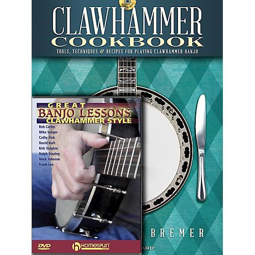 Clawhammer Banjo Pack Homespun Tapes Series Softcover with DVD Written by Michael Bremer