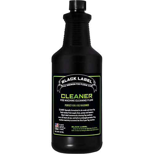 Black Label Cleaning Fluid For Fog Machines - 1 Quart