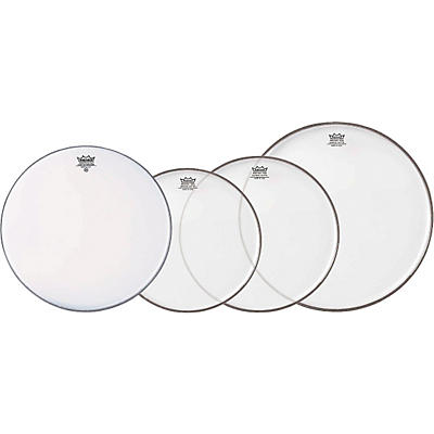 Remo Clear Emperor Standard Pro Pack with Free 14 in. Coated Emperor Snare Drum Head