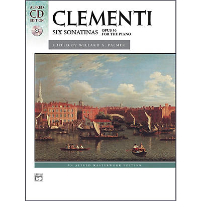 Alfred Clementi Six Sonatinas Op. 36 Intermediate Book & CD Piano