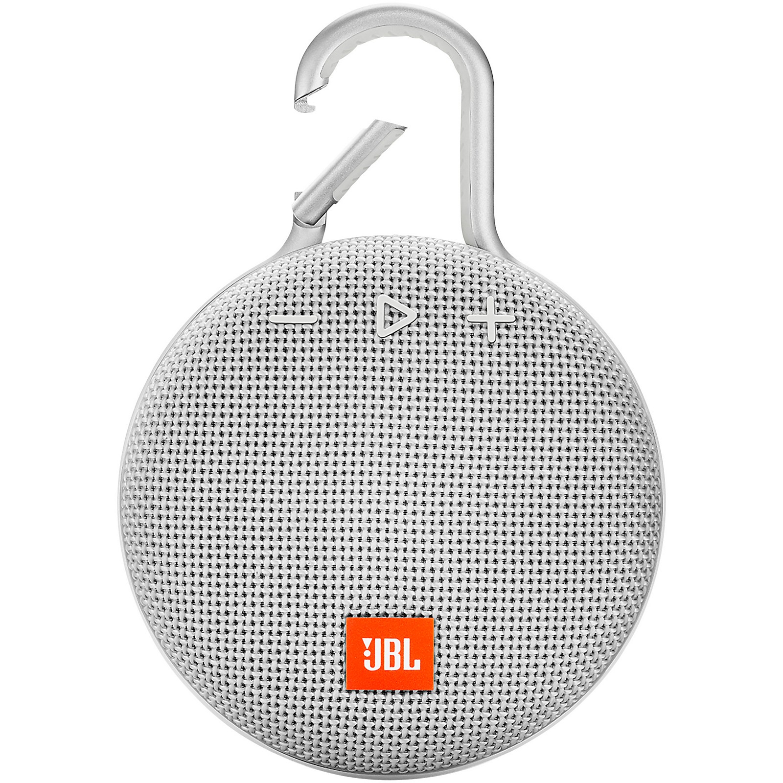 Jbl clip 3 waterproof portable bluetooth speaker white musician s friend