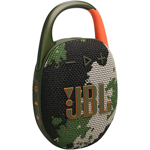 JBL Clip 5 Portable speaker with Bluetooth, built-in battery, waterproof and dustproof feature Squad