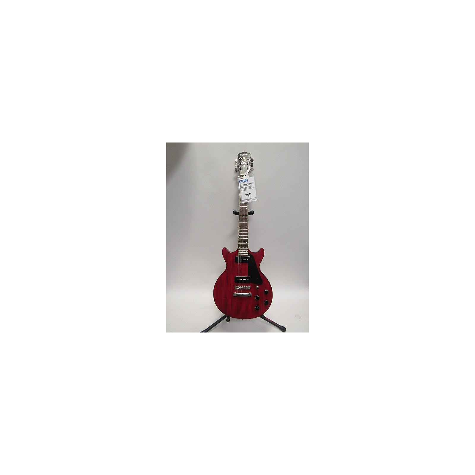 Used Hofner Clorama Solid Body Electric Guitar Red Musician's Friend