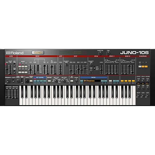 Roland Cloud Cloud JUNO-106 Software Synthesizer (Download)