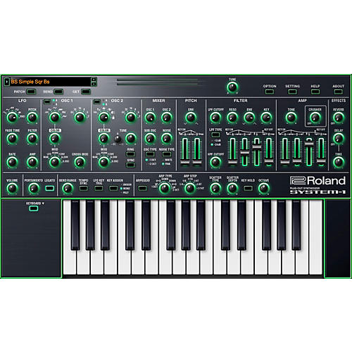 Roland Cloud Cloud SYSTEM-1 Software Synthesizer (Download)