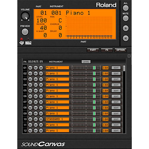 Roland Cloud Cloud Sound Canvas VA Software Synthesizer (Download)