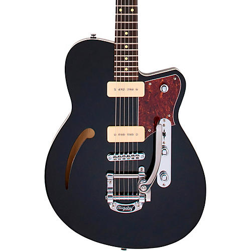 Reverend Club King 290 Roasted Maple Fingerboard Electric Guitar Midnight Black