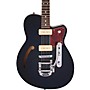 Reverend Club King 290 Roasted Maple Fingerboard Electric Guitar Midnight Black