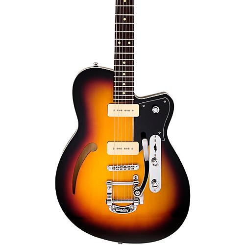 Reverend Club King 290 Rosewood Fingerboard Electric Guitar 3 Tone Burst
