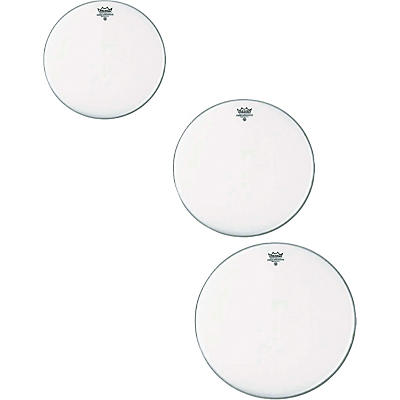 Remo Coated Emperor Rock Tom Drum Head Pack