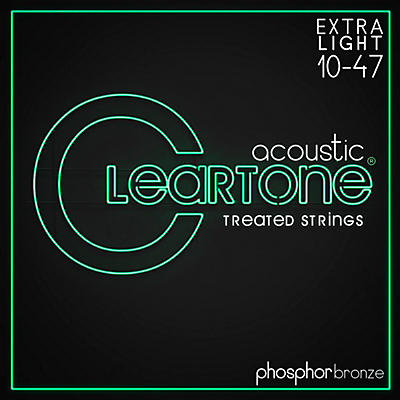 Cleartone Coated Phosphor-Bronze Ultra Light Acoustic Guitar Strings