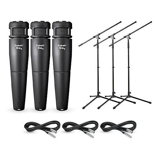 Cobalt 4 Three Pack with Stands & Cables